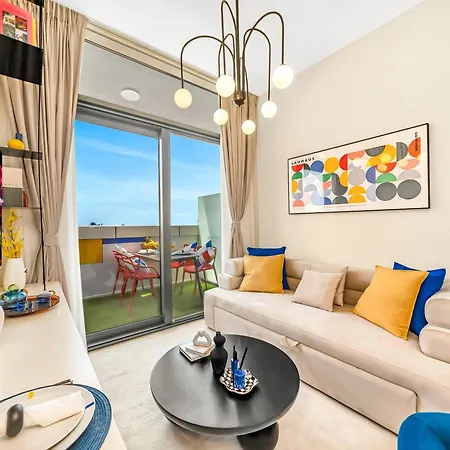 New 1Br, Burj Khalifa View, Top Floor, 8Min To Dubai Mall Exterior photo