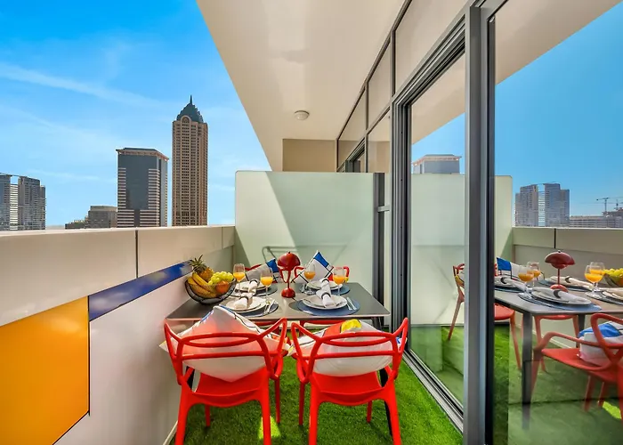 New 1Br, Burj Khalifa View, Top Floor, 8Min To Dubai Mall