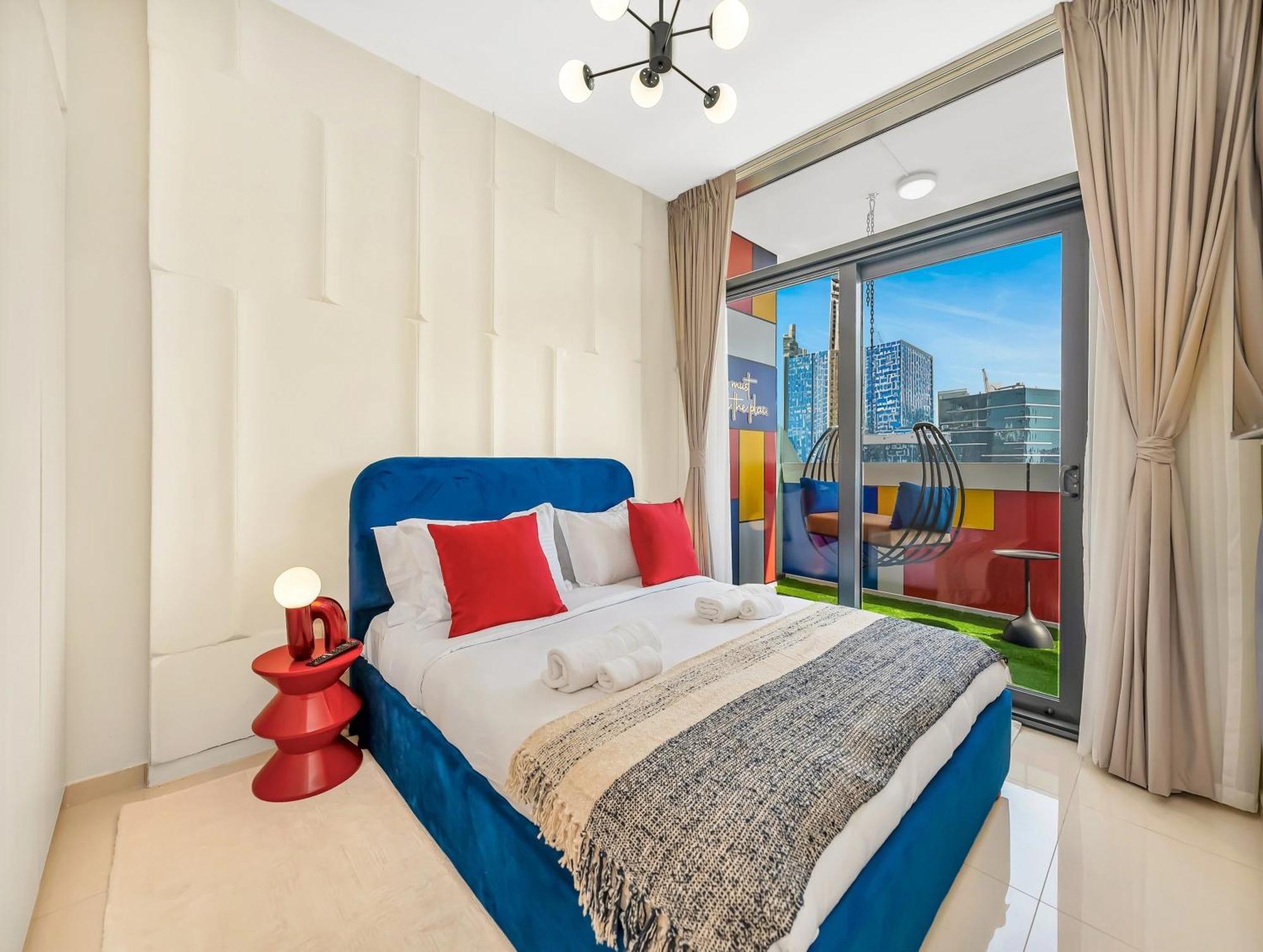 New 1br, Burj Khalifa View, Floor, 8min To Mall *