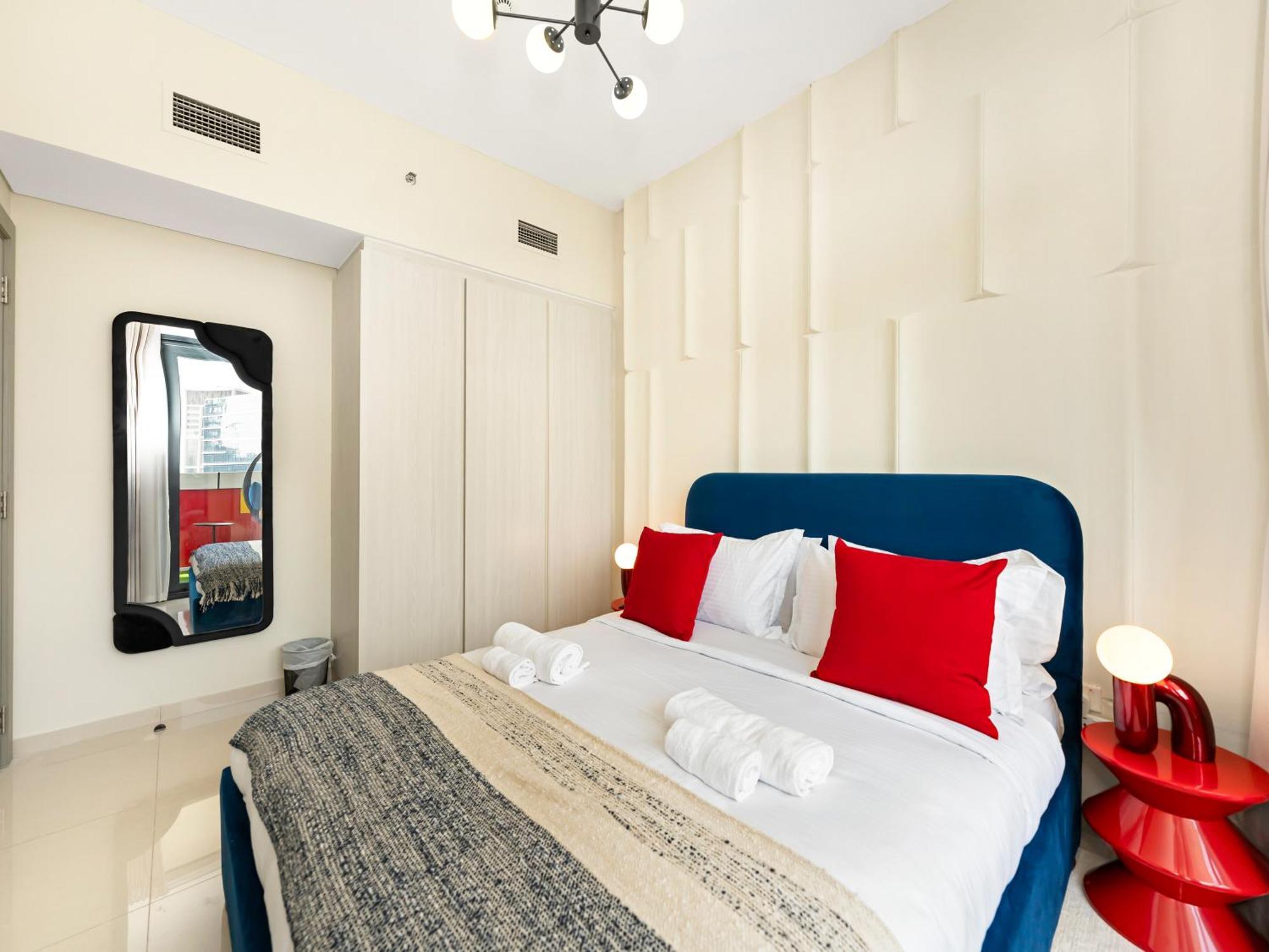 New 1br, Burj Khalifa View, Floor, 8min To Mall Апартаменти Дубай